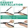28" 28" 12" Windshield Wiper Blades Replacement for Ford Focus