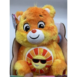 Care Bears 12" Funshine Bear Super Soft Material - Bracelet Included - New
