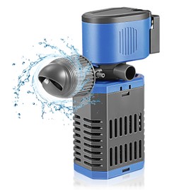 SOUSLOW Internal Aquarium Filter with Flow Adjustable Airflow Low Noise and Quiet (11W)
