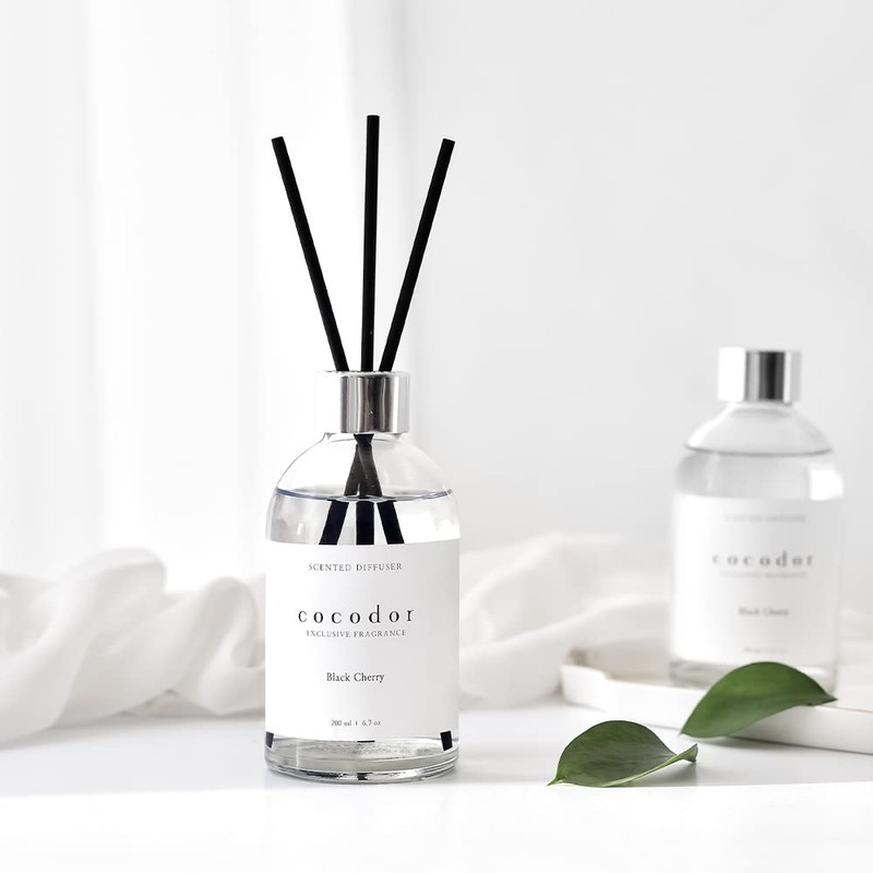 COCODOR White Label Reed Diffuser/in The Cafe/6.7oz(200ml)/Home Decor & Office