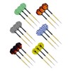 CIKKUE Steel Tip Darts, 18 Pack Premium Professional Dartboard Darts