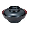 Fukui Craft 32000100 Large Shallow Bowl with Black Brush 5.5