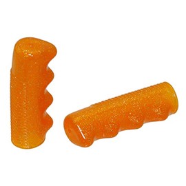 Alta Bicycle Mini Lowrider Sparkle Flake Bicycle Grips, Multiple Colors. (Orange)
