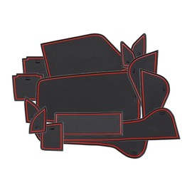 BIXUAN Nissan Notebook E13 Rubber Mat for Car Use, Door Mat, Door Pocket Mat, Car Parts, Car Accessories, Rattling Noise, No Odor, Washable with Water, Dust Prevention, Non-slip Mat, Natural Rubber