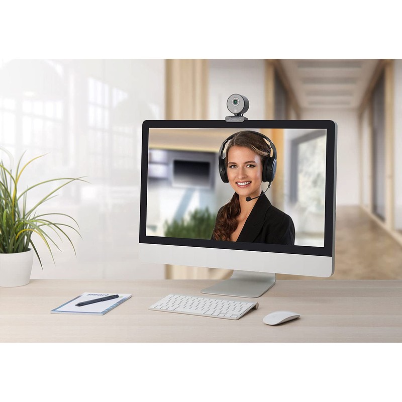 Somikon Laptop Camera: Car Tracking USB Webcam with Full HD,