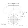 Replacement Portafilter Basket for BEZZERA STREGA Espresso Machines, 14g Double