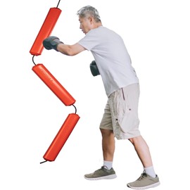 Jukestir® Therapy Boxing Bag for Parkinson’s | Neurorehabilitation Device for Motor Skills and Cognitive Training | Parkinson’s Aid for Home and Clinics (Red)