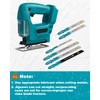EXFEIN 50-piece Jigsaw Blades for Metal and Softwood Plywood, Professional