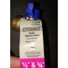 Everbilt 1/2" x 3/4" Brass Sillcock Valve, Sweat x Sweat,