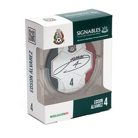 Signables Premium - Mexico Alison Edson Alvarez - Digitally Autographed Sports Memorabilia - Small Signed Sports Collectible Figurines - Unique Football Figures