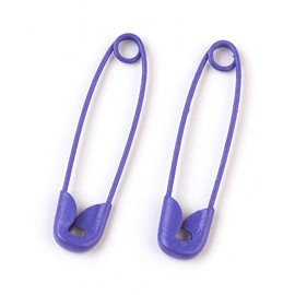 arricraft 100PCS Premium Safety Pins, 1" Colored Safety Pins Bulk Sewing Pins for DIY Craft Making and Clothing, Knitting Stitch Marker-Mauve