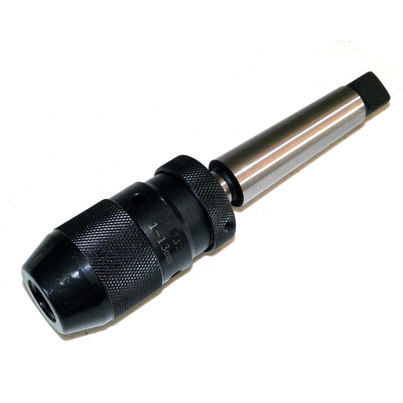 Keyless 1/32"-1/2" Drill Chuck With Morse Taper #4 MT4 Arbor