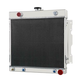 Cubauto 2 Row Radiator For 1972-79 Dodge D100 W150 B300 Charger Challenger Coronet Radiators for Plymouth PB300 Van 5.2 7.2L 1973 1974 1975 1976 1977 1978 1979 Aluminum Radiator Radiador