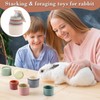 KYEDGC Rabbit Stacking Cups, 8pcs Stacking Cups Baby Stacking Cups