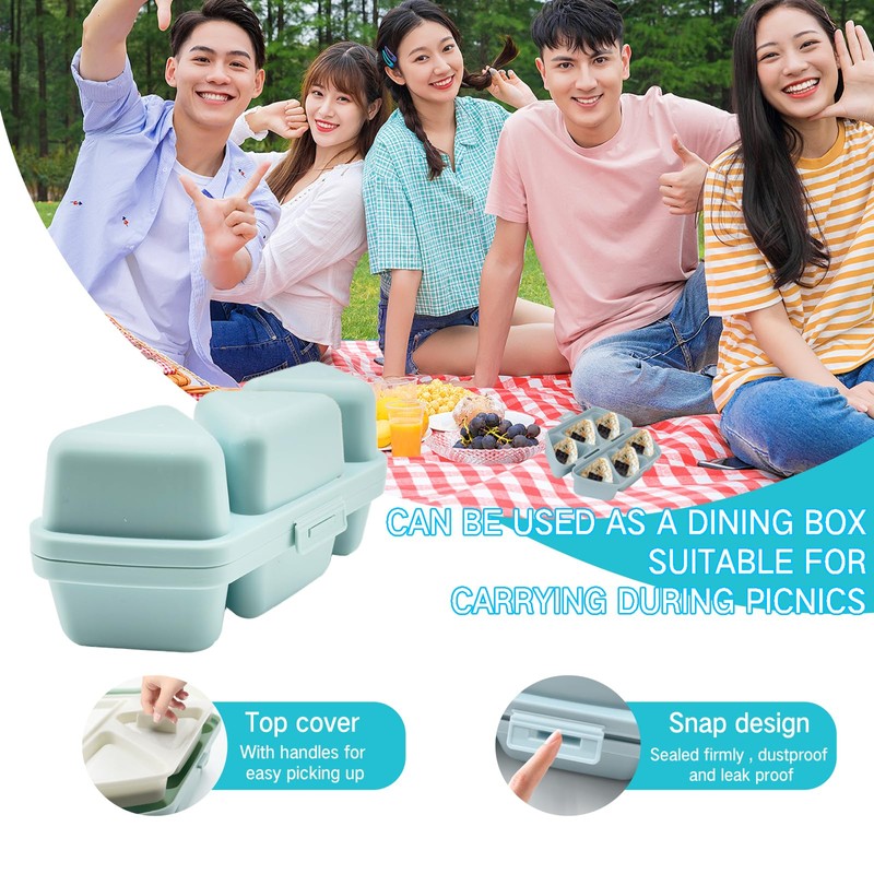 Onigiri Mold Triangle Rice Ball Mold Once Quickly Make 6pcs