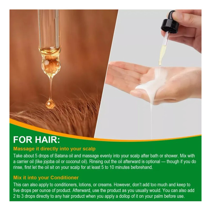 Aceite De Batana For El Crecimiento Del Cabello Con