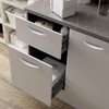 SYZOW Cabinet Arch Pull - Chrome Furniture Handle, 6 Pack