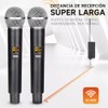 SM58 Microfonos Inalambricos 2 de Mano Dinamico UHF con Receptor