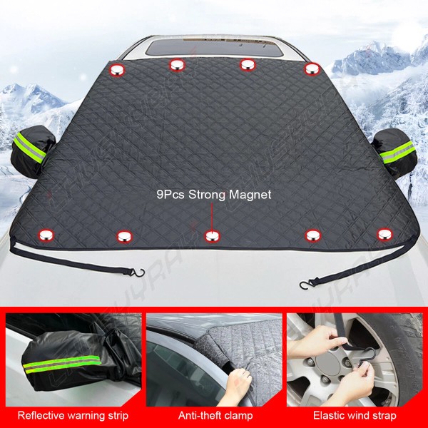 CHUSYYRAY 5Layers For Ford F150 Windshield Snow Cover Frost Guard