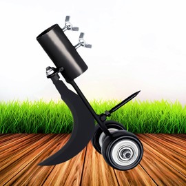 Miyobing Weed Remover 2 in 1, Weeder with Wheels, Weeder Garden Manual Weeder Root Weeder Hand Weeder Weeder Tool Weeder Root Weeder Suitable for Weeding in Crevices