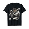 Funny Tiger Playing Baseball Cute Baseball T-Shirt