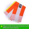 Qimoo 1Pcs Orange + 1Pcs Yellow Youth Captain Armband for