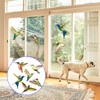 6 Mixed Beautiful Bird Window Stickers, Hummingbird Wall Stickers Decor,