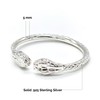 Better Jewelry Thick Snake Ends .925 Sterling Silver West Indian