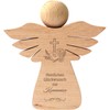 Geschenkissimo Herzlichen Glückwunsch zur Kommunion - Angel Made of Wood