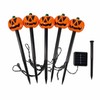 Solar Halloween Pumpkin Stake Lights for Outdoor Garden Decoration –