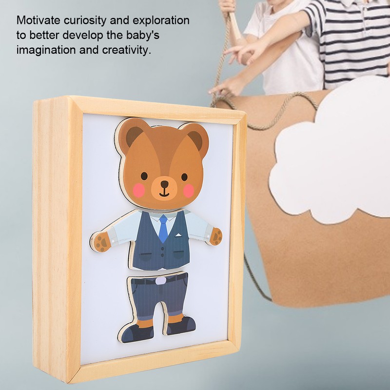 Children Magnetic Puzzle Jigsaw Interactive Brain Development Toys Educational ToyType