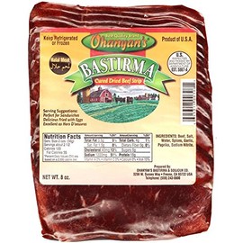 Ohanyan's Fatty Cured Beef 8oz (Sliced Basterma - Pastirma)
