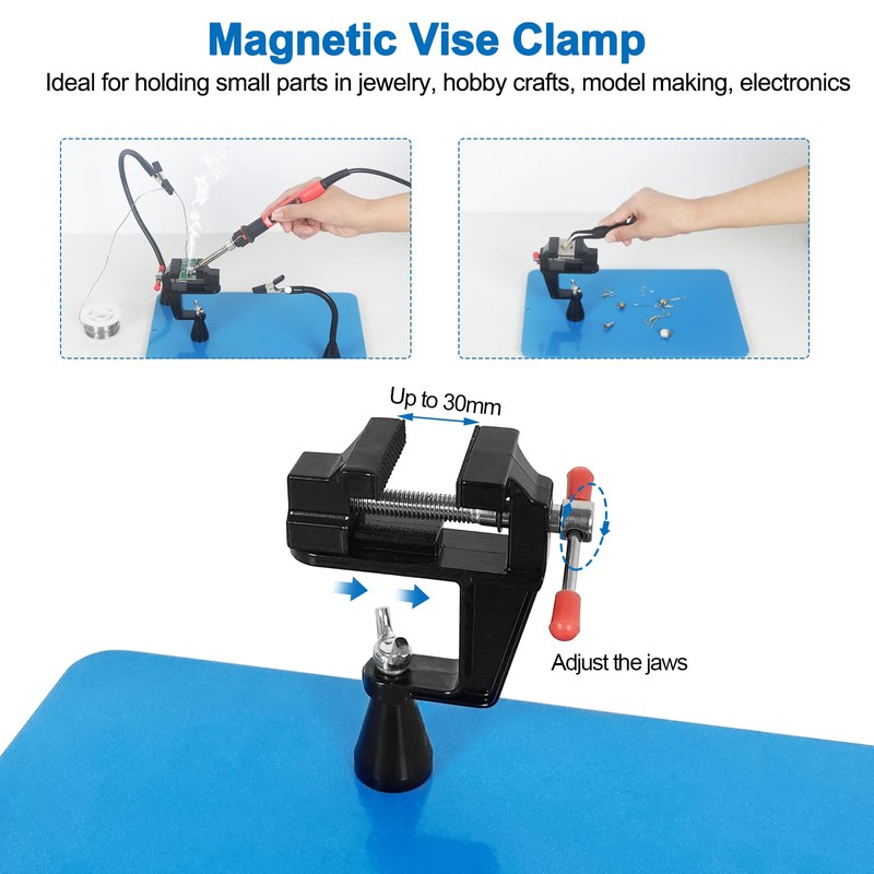Magnetic Helping Hands Soldering, Helping Hand Tools, Third Hand with
