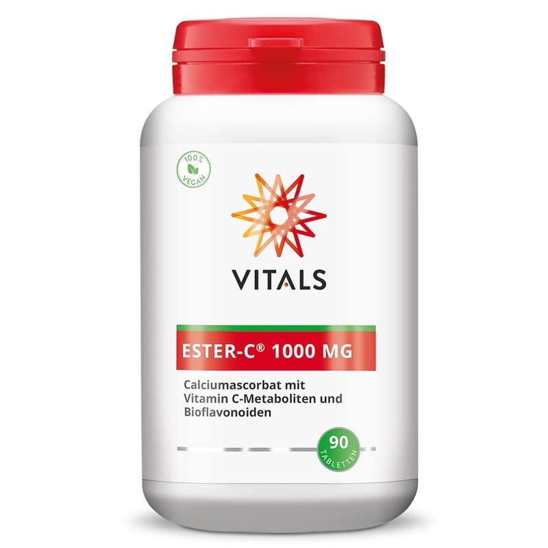 Vitals - Ester-C, 1000mg Superior Form of Vitamin C, 90