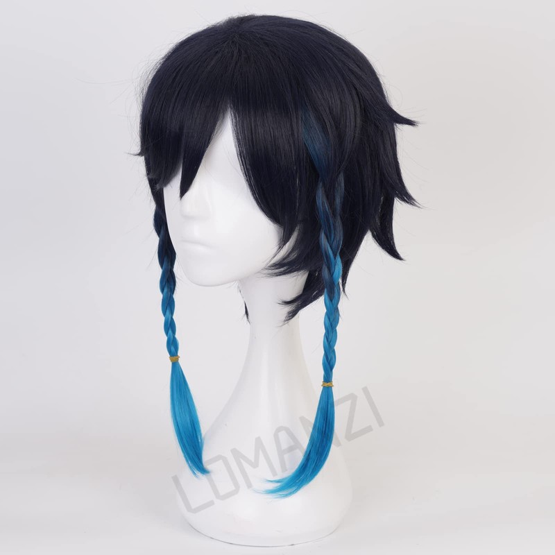 Haragin Onsen Cosplay Wig, Heat Resistant Wig, Disguise Wig, Costume