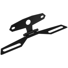 VGOL Motorcycle License Plate Holder Adjustable License Plate Tail Light Holder Aluminum Alloy Folding License Plate Rear Light Bracket for Motorcycle ATV Dirt Bike