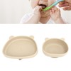Baby Suction Plates Panda Shaped Powerful Suction Silicone Kid Suction