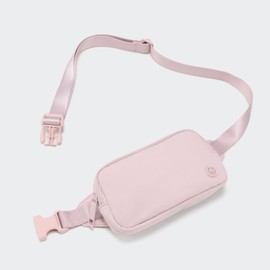 Mini Belt Bag 0.7L, Pander Waterproof Mini Everywhere Fanny Pack Purse for Women and Men. (Pink)