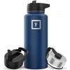 IRON °FLASK Camping & Hiking Hydration Flask with 3 Lids