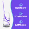SiliKids Silistraw Connectable and Reusable Silicone Straws, Soft and Bendy
