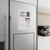 Magnetic Whiteboard for Fridge, 12 x 16.5 inches Magnetic Dry