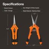 VIVOSUN 6.5 Inch Gardening Scissors Hand Pruner Pruning Shear with
