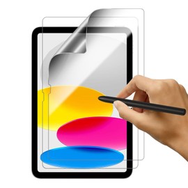 Zidwzidwei Paper Screen Protector for iPad10 2022 10.9 inch, Matte Film de Protection d'écran Anti-Glare, Paper Feel Protective Film for Writing and Drawing (Pack of 2)