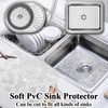 1Pcs Transparent Sink Protector Mat, Sink Protector, Non-Slip, Fast Draining