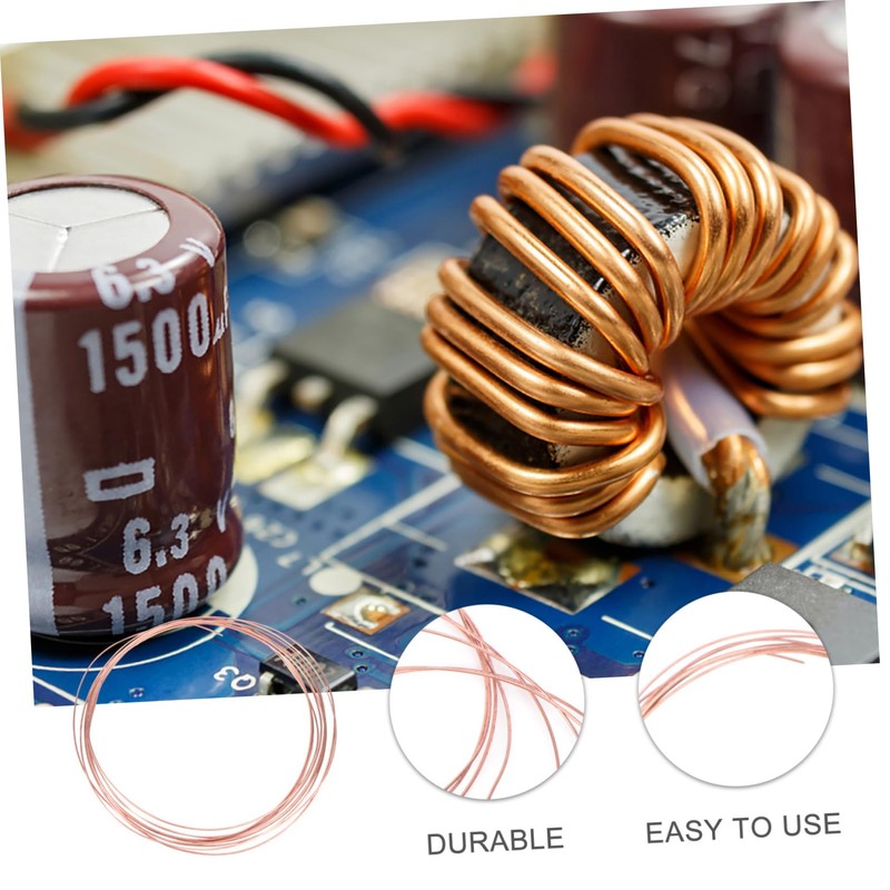 Zerodeko 2pcs Bare Copper Wire Flexible Conducting Wire for Crafts