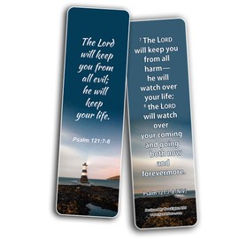 Trusting God with Your Life Christian Bookmarks (12-Pack) - Inspiring Bible Verses