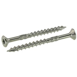 SCREW REBEL Holzbauschrauben Edelstahl C1-5,0 x 50 mm, Senkkopf - 200 Stck, TX25 mit Zulassung (ETA)