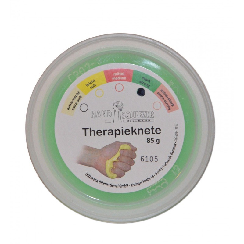 Dittmann Therapieknete Stark grün, Hand Squeezer