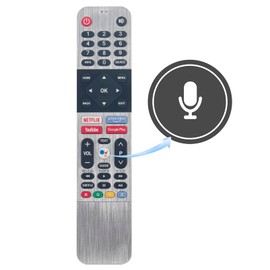 ALLIMITY Replace Voice Remote Control fit for METZ Miia TV 50MUC5000 55MUC5000 32MTC6000 42MTC6000 43MUB7000 M32E20 M32E20LED 539C-268908-W070 MB50NX03 MB55NX03 32MTC6000Z 32MTC6100 40MTC6100