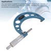 Generic Outside Micrometer, Professional 0.0001" Graduation Micrometer with Carbide Tips,